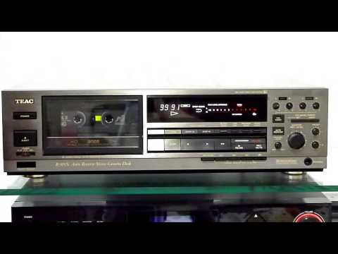 Teac R 919X 3 Head Autoreverse cassette deck calibration recording and playback