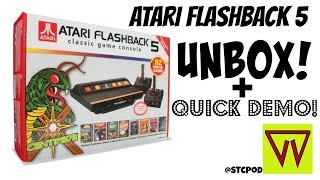 Video thumbnail for Atari Flashback 5 Unbox Demo Review Missile Command by Start To Continue