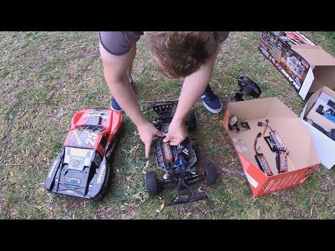 Traxxas Slash 4x4 2s vs 3s LIPO Comparrison