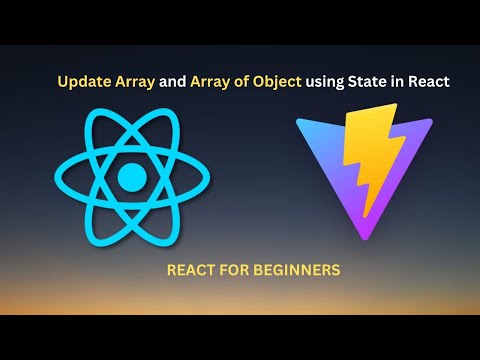 React Js Tutorial Part 9 Update Array Array Of Objects In React Using State
