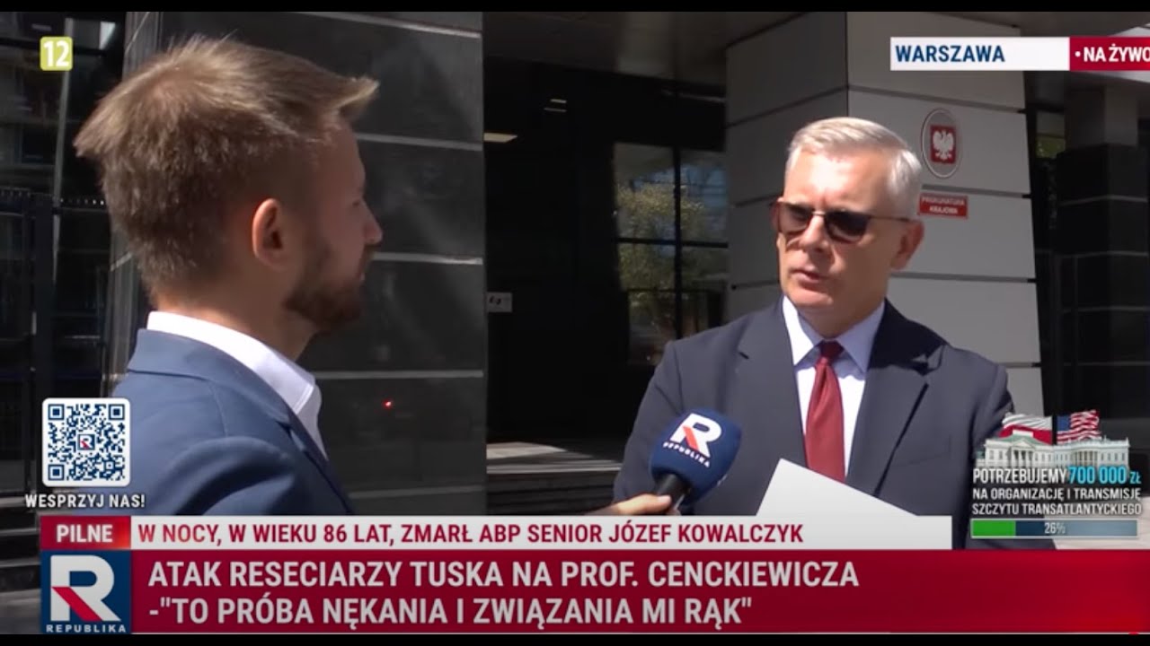 Cenckiewicz: pułkownik Maksjan odbiera mi moje prawa | Republika