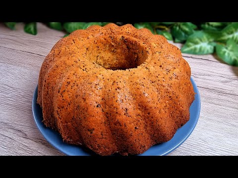 2 cups of oats, yogurt and lemon juice! The perfect diet cake for fall breakfast!