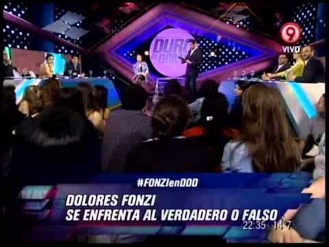 DURO DE DOMAR - VERDADERO O FALSO - DOLORES FONZI - PRIMERA PARTE 09-11-12