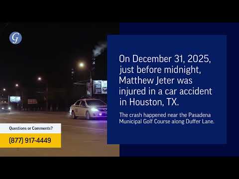 Matthew Jeter Injured in Car Accident on Duffer Lane in Houston, TX