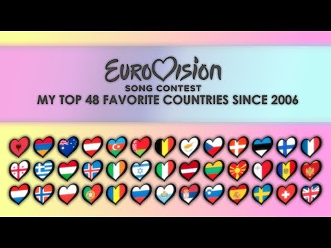 Eurovision 2006 - 2017 | My top 48 countries