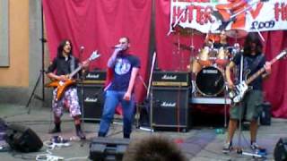 Hostile Head - Cowboys From Hell (Pantera Cover) Live @ Malpighi Hotter Than Hell in 05 June 2009