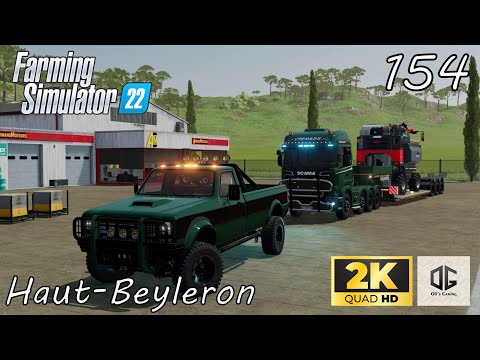 Convoi Exceptionnel with Scania R730 8x4 (NEWLY ACQUIRED! l Timelapse l FS22 Haut Beyleron #ep154