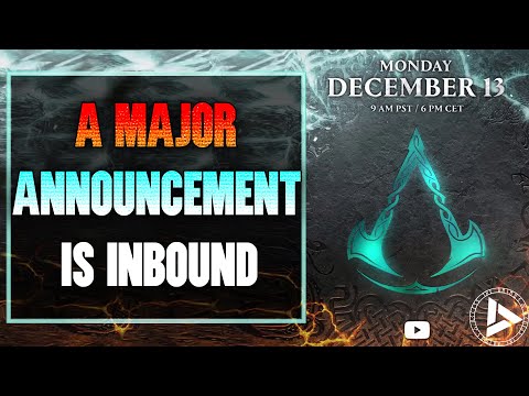 A MAJOR Assassin's Creed Valhalla ANNOUNCEMENT Lands Soon and More News (Odyssey Hints, Patch 1.4.1)