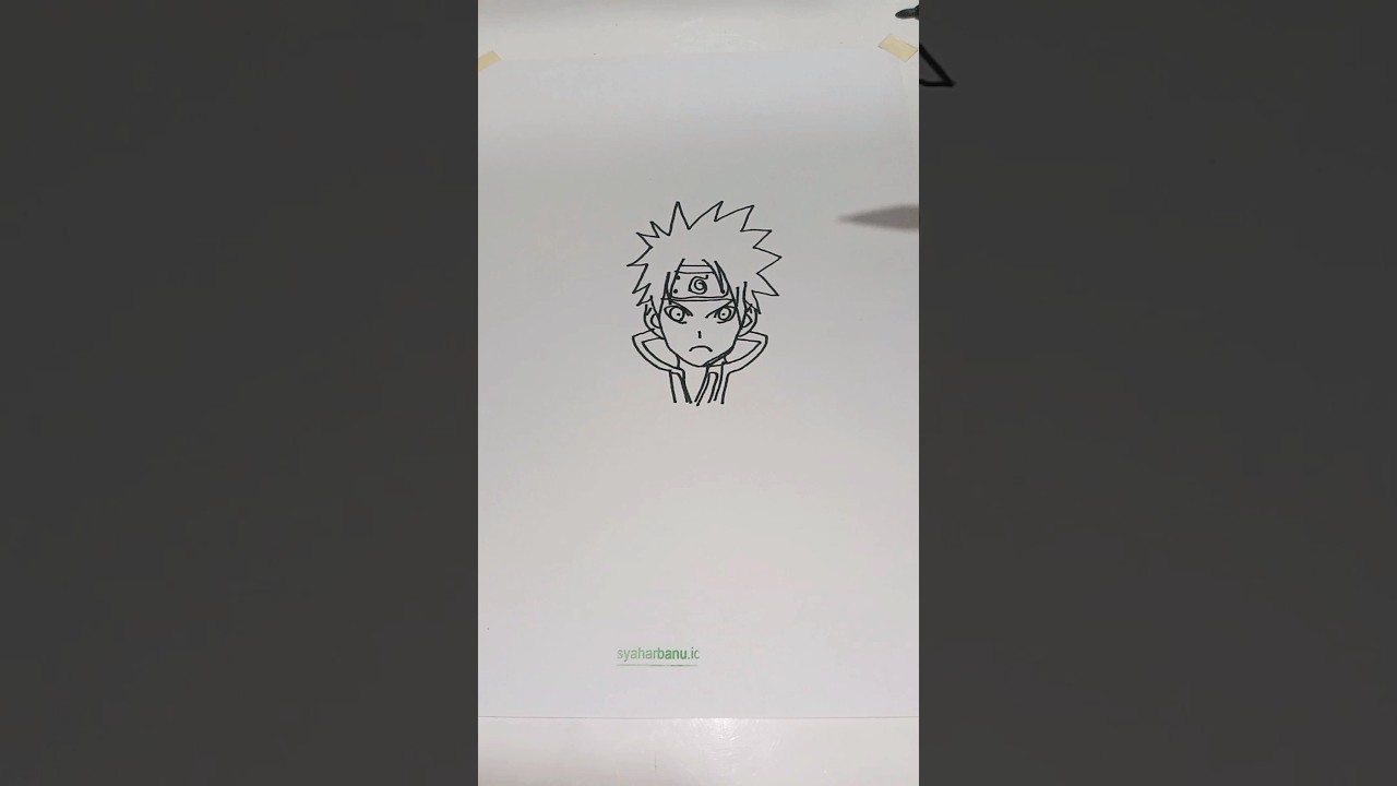 menggambar gambar kartun animasi Naruto #art #viral #doodle #cartoon #drawing #trending #foryou #fyp
