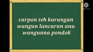 Download lagu BAHASA SUNDA BAB (PANGAJARAN )7 KELAS 4 SD IT AR-RAHMAN mp3