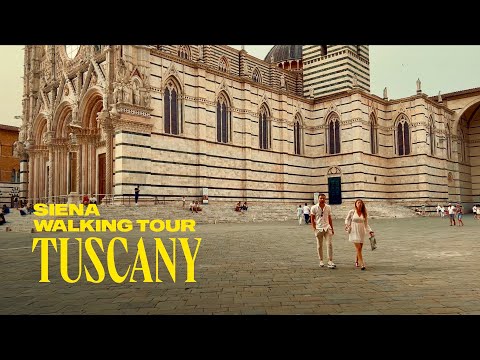 Siena, Italy Walking Tour 4K