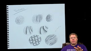 How to Draw Different Textures - Virtual Art Class - Grade 3 Episode 04