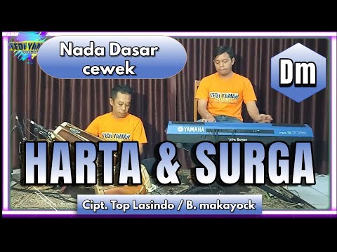 Harta dan surga karaoke - Wawa Marisa nada cewek Dm