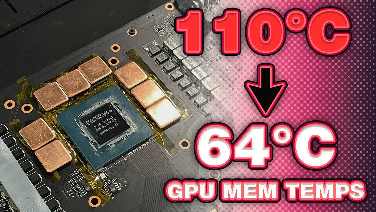 I Copper Modded An RTX 3070 Ti. Memory Temperature Dropped 45 Degrees! This Is How. (110C to 64C) - YouTube