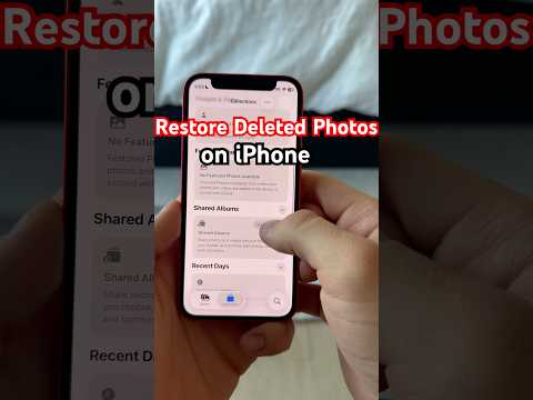 How to Get Deleted Photos Back on iPhone!