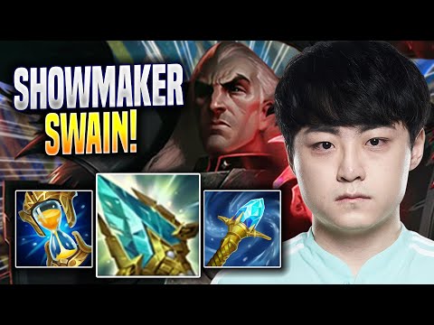 SHOWMAKER TRIES SWAIN WITH NEW ITEMS! - DK ShowMaker Plays Swain MID vs Galio! | Preseason 2023