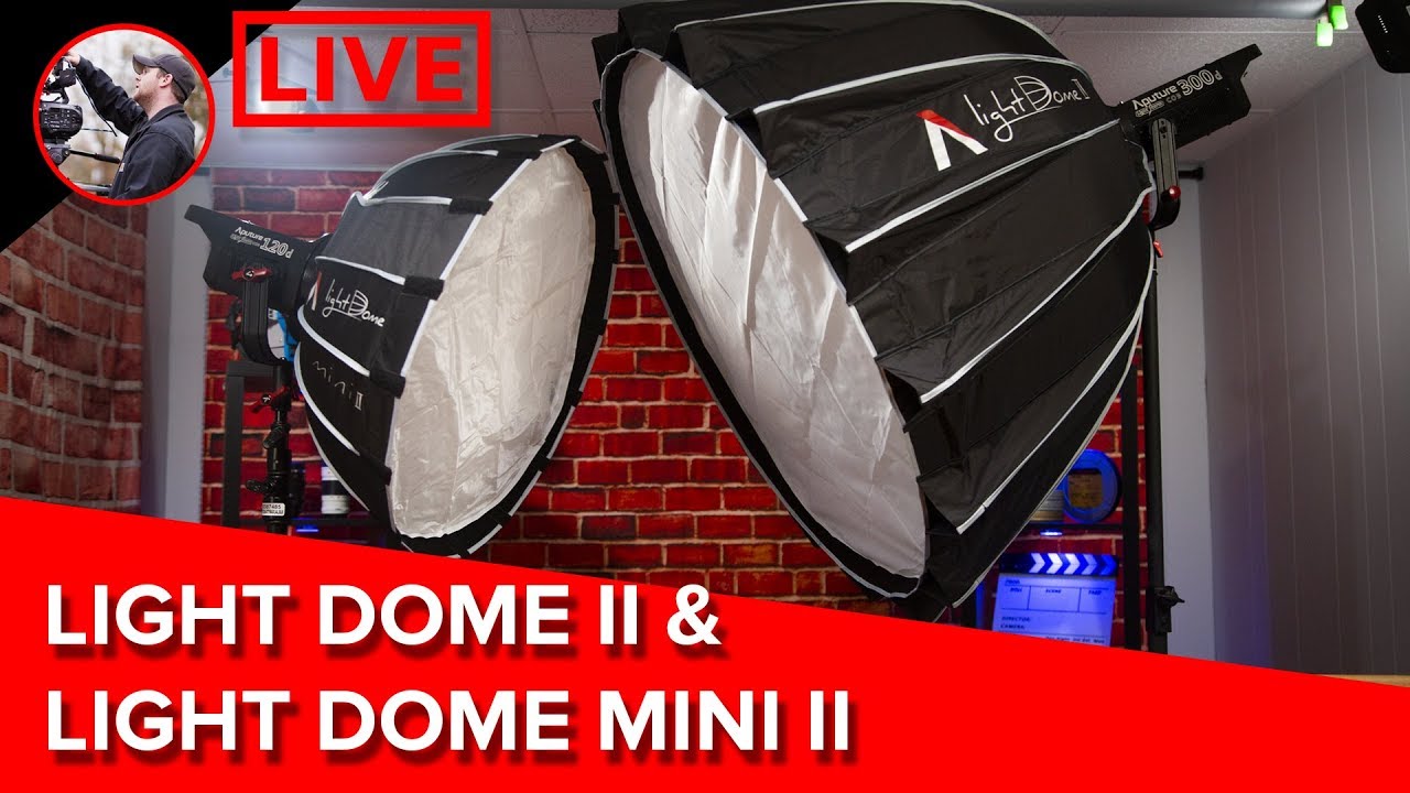 Aputure Light Dome II & Light Dome Mini II – LIVE Hands On and First Impressions
