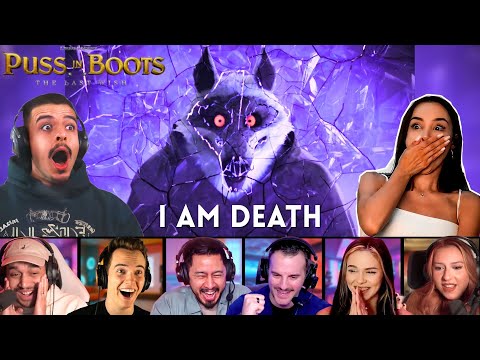 THE BEST 'I AM DEATH' REACTIONS! *PUSS IN BOOTS: THE LAST WISH (2022)* MOVIE REACTION MASHUP!