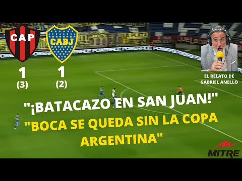 RELATOS - PATRONATO 3 - 2 BOCA JUNIORS (GABRIEL ANELLO - RADIO MITRE)