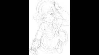 るるちゃん復活記念(モノクロ)