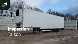 Talson F1227 Rollerbett Luchtvracht APK 06/26 Lifting Axle 冷蔵セミトレーラ | 画像 4 - Autoline