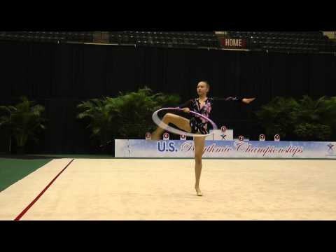 Alexandra Ladan - Hoop Finals - 2013 U.S. Rhythmic Championships