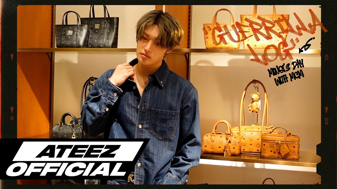 [Guerrilla Log] MINGI's Days with MCM🖤 | 싱가포르 브이로그 | ATEEZ(에이티즈) #민기
