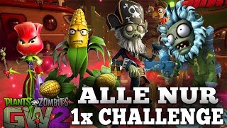 JEDEN CHARAKTER NUR 1X | Plants vs Zombies Garden Warfare 2 Challenge Deutsch EgoWhity