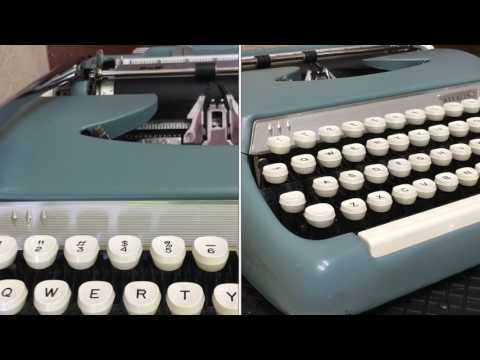 TypewriterMinutes - Typewriter Music Video: On the Beautiful Blue Danube waltz