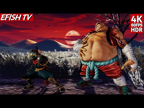 Hattori Hanzo vs Earthquake (Hardest AI) - Samurai Shodown
