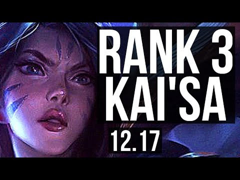 KAI'SA & Vel'Koz vs TWITCH & Yuumi (ADC) | Rank 3 Kai'Sa, 14/1/7, Legendary | TR Challenger | 12.17