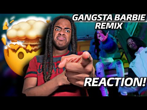 THIS GOING UP! Rella Gz x Sha Gz x Yus Gz - Gangsta Barbie Remix (Official Music video) REACTION
