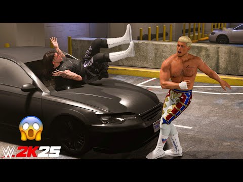 Cody Rhodes Destroys Dominik Mysterio at Backstage Brawl | WWE 2K25 Gameplay