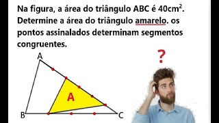 📌 DETERMINE THE AREA OF THE YELLOW TRIANGLE