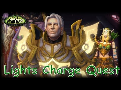 WOW LEGION Gameplay Walkthrough NIGHTBORNE MONK - Light's Charge Quest