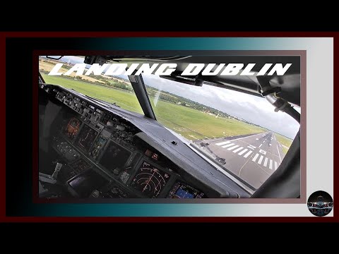 Boeing 737 - Cloudy day in Dublin