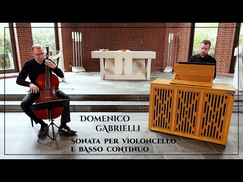 Gabrielli : SONATA for Cello & Continuo in G • Fabian Boreck (Baroque Cello) & Tammo Wilken (Organ)