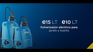 Matabi e15 LT- e10 LT - Pulverizador eléctrico para jardín y huerta  🌿🔋