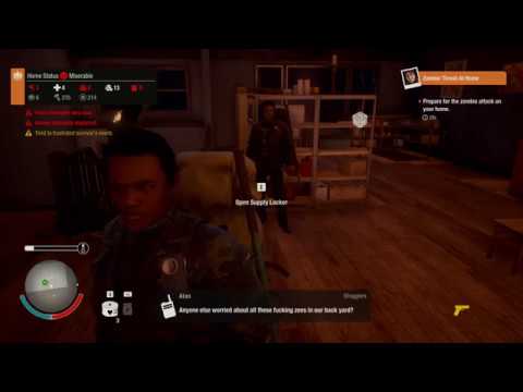 State of Decay 2 gameplay - 'Sheriff: Stolen Meds' Mission + Zombie Horde Base Defence