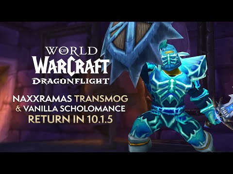 How to CRAFT Tier 3, Removed Naxxramas Transmog AND Restore Vanilla Scholomance in 10.1.5