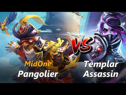 MidOne mid Pangolier vs Templar Assassin | First 10 minutes