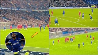 Raheem Sterling Stunning Free kick Against Preston from various Camera Angles | Chelsea vs Preston