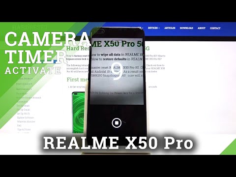 How to Set Up Camera Timer in Realme X50 Pro- Enable Countdown