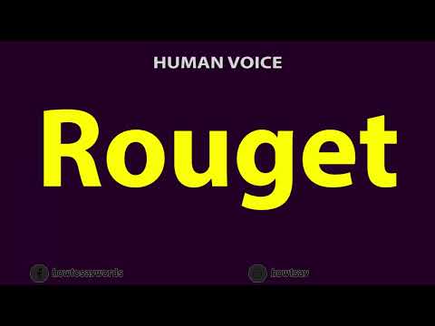 How To Pronounce Rouget