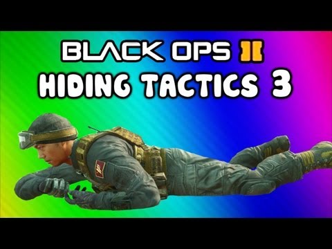 Black Ops 2 Funny Hiding Tactics Challenge 3 - Fails & Funny Moments (POD & Takeoff Maps)