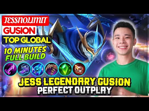 Jess Legendary Gusion Perfect Outplay [ Former Top 1 Global Gusion ] JessNoLimit - Mobile Legends.