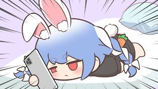 【手描き】あまりにも自由なオフモードぺこら【兎田ぺこら/ホロライブ】