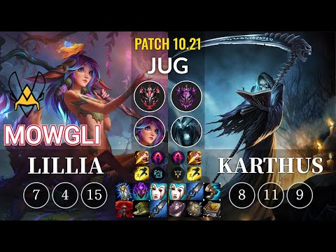 VIT Mowgli Lillia vs Karthus Jungle - KR Patch 10.21