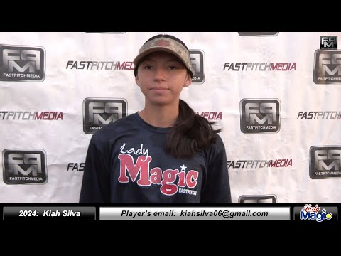 2024 Kiah Silva Committed Saint Marys, Outfield & Second Base Softball Skills Video - Lady Magic
