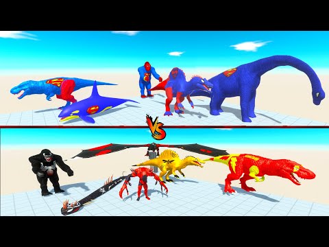 SUPERMAN SHAZAM BUMBLEBEE VENOM BATTLE TOURNAMENT - Animal Revolt ARBS